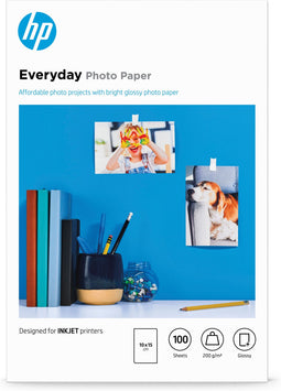 HP Everyday - Fotopapier glanzend 200 g/m2 10 x 15 cm (101 x 152 mm) (100 vellen)