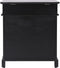 vidaXL - Schoenenkast - 50x28x58 - cm - paulowniahout - zwart