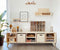 Astigarraga Wandplank - wandrek - 80cm - PEFC dennenhout - beige/bruin