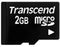 Transcend TS2GUSD - MicroSDHC Geheugenkaart 2GB - Class 4 - (2 stuks)