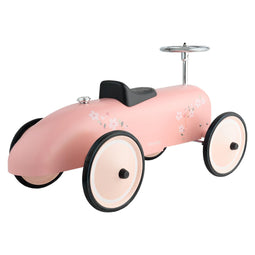 Little Dutch Retro Loopauto - Loopauto - Klassiek Formule 1-design - Roze