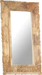 vidaXL - Spiegel - 80x50 - cm - massief - mangohout
