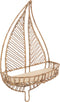 Atmosphera Wandplank Palm - Rotan - Wanddecoratie - 45 x 25 cm