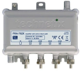 Technetix FRA-752X - Antenne coax versterker - Ziggo geschikt 1218 MHz - 4 uitgangen