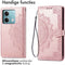imoshion Hoesje Geschikt voor Xiaomi Redmi Note 13 (5G) Hoesje Met Pasjeshouder - imoshion Mandala Bookcase - Rosé Goud