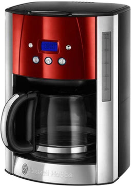 Russell Hobbs Luna - Koffiezetapparaat - 1,8L voor 12 koppen - Solar Red
