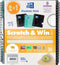 Oxford Actiepak Scratch&Win - Collegeblokken - 3x A5 - Lijn - Schrijfblok - 80 vel