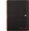Oxford Black n' Red - Notitieboek - A4 - Gelijnd - 90g - Softcover - Zwart
