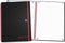 Oxford Black n' Red - Notitieboek - A4 - Gelijnd - 90g - Softcover - Zwart