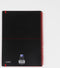 Oxford Black n' Red - Notitieboek - A4 - Gelijnd - 90g - Softcover - Zwart