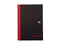 Oxford Black n' Red - Notitieboek - A5 - Gelijnd - 90g - Hardcover - Zwart