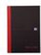 Oxford Black n' Red - Notitieboek - A5 - Gelijnd - 90g - Hardcover - Zwart