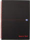 Oxford BLACK N' RED spiraalblok karton 140 bladzijden formaat A4 gelijnd