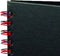 Oxford Black n'Red - Spiraalnotitieboek - A4 - 192 pagina's - Geruit