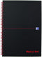 Oxford Black n'Red - Spiraalnotitieboek - A4 - 192 pagina's - Geruit