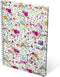 Oxford Floral - schrijfblok - B5 - Lijn - 120 pagina's - hardcover notitieboek - wit