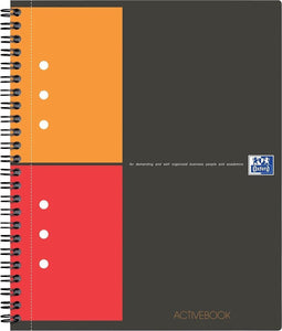 Oxford International Activebook collegeblok - A5+ - Geruit 5 mm - 160 pagina's