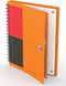 Oxford International - B5 - gelijnd - 160 pagina's - 80g - oranje