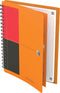 Oxford International - B5 - gelijnd - 160 pagina's - 80g - oranje