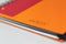 OXFORD International - filingbook - A4+ - gelijnd - 4 gaats - 100 vel - harde kartonnen kaft - oranje