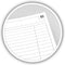 Oxford INTERNATIONAL Notebook Connect zonder scanbare pagina's 160 bladzijden formaat A5+ gelijnd