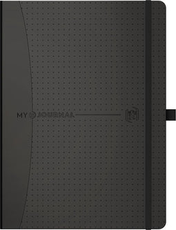 Oxford My Journal - Bullet Journal - Agenda - Notitieboek - A5 - Dotted - 100g - zwarte harde kaft