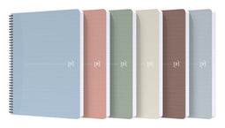 Oxford My Rec'Up - 100% Recycled Notitieboek - A4 - 1 stuk - geruit - 90 vel - assorti