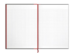 Oxford Notitieboek Gebonden Black and Red A4 Ruit 5MM