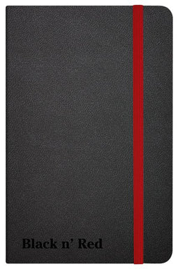 Oxford - Notitieboek oxford black n' red 72vel a6 lijn