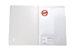 Oxford - Offertemap oxford a4 met insteektas 2 kleppen 0.5mm pp transparant | 10 stuks