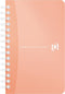 Oxford OFFICE MyColour spiraalblok 180 bladzijden formaat 9 x 14 cm geruit 5 mm
