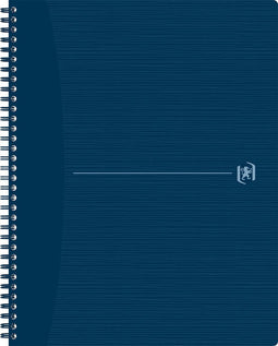 Oxford Origins - duurzaam notitieboek - A4+ - gelijnd - 70 vel - blauw