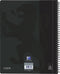 Oxford School Collegeblok - Schrijfblok - A4 - Ruit 5 mm - 4 gaats - 90 pagina's - Zwart