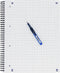 Oxford School Collegeblok - Schrijfblok - A4 - Ruit 5 mm - 4 gaats - 90 pagina's - Zwart