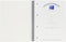 Oxford School Collegeblok - Schrijfblok - A4 - Ruit 5 mm - 4 gaats - 90 pagina's - Zwart