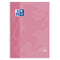 Oxford School Europeanbook - notitieboek - gekleurde rand - A4+ - lijn - 80 vel - 4 gaats - hardcover - roze