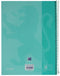 Oxford School Europeanbook - notitieboek - gekleurde rand - A4+ - lijn - 80 vel - 4 gaats - hardcover - pastel mint