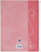Oxford School Europeanbook - notitieboek - gekleurde rand - A4+ - lijn - 80 vel - 4 gaats - hardcover - pastel roze