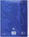Oxford School Europeanbook - notitieboek - gekleurde rand - A4+ - lijn - 80 vel - 4 gaats - hardcover - donkerblauw