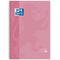 Oxford School Europeanbook - notitieboek - gekleurde rand - A4+ - lijn - 80 vel - 4 gaats - hardcover - roze