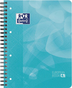 Oxford School Projectbook - A4+ - Lijn - 4 gaats - 240 pagina's - aqua