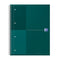 Oxford - Spiraalblk oxf international notebk a4+ lijn groen | 5 stuks