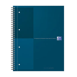 Oxford - Spiraalblk oxf international notebk a4+ ln petr bl | 5 stuks