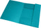 Oxford Top File + - elastomap - 3 kleppen - elastiek - A4 - aqua - pak 10 stuks