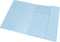 Oxford Top File + - elastomap - 3 kleppen - elastiek - A4 - pastel blauw - pak 10 stuks