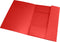 Oxford Top File + - elastomap - 3 kleppen - elastiek - A4 - rood - pak 10 stuks