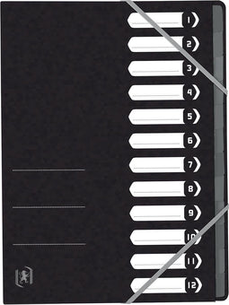 Oxford Top file+ sorteermap zwart