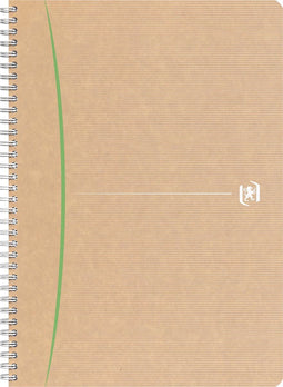 Oxford Touareg spiraalschrift, 180 bladzijden, ft A4, geruit 5 mm, geassorteerde kleuren, 1 stuk