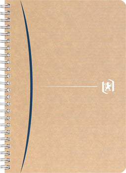 Oxford Touareg spiraalschrift, 180 bladzijden, ft A5, geruit 5 mm, geassorteerde kleuren