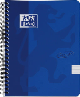 Oxford Touch - Schrijfblok - A5 - Gelijnd - 140 pagina's - 90g - soft cover - blauw